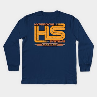 Hyperdyne Systems - Yellow Kids Long Sleeve T-Shirt